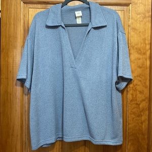 H&M blue collared knit